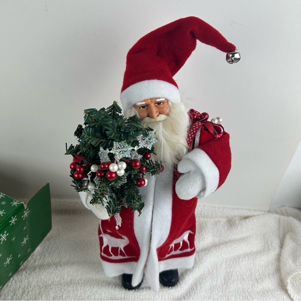 NOS "Santa's Workshop"  15" Santa Claus